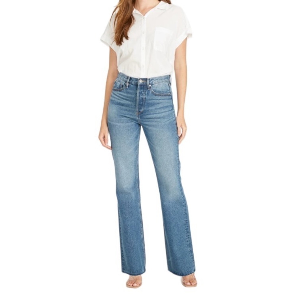 VIGOSS USA Royce Stovepipe Cut Off‎ Jeans Med Wash Size 29